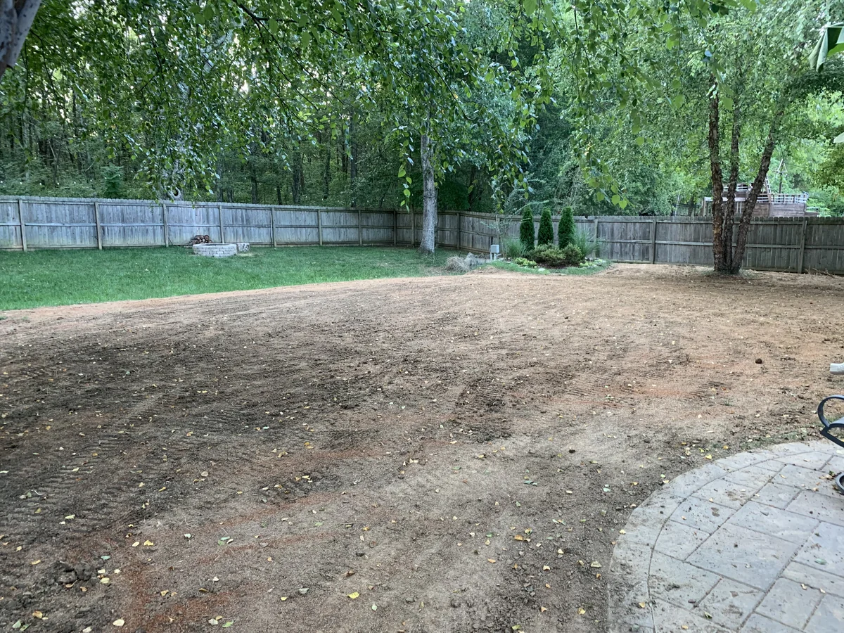 Before Seeding Lawn with Turf Type Tall Fescue in Thompsons Station — Mr. Lawn Care, Middle Tennessee lawn treatment